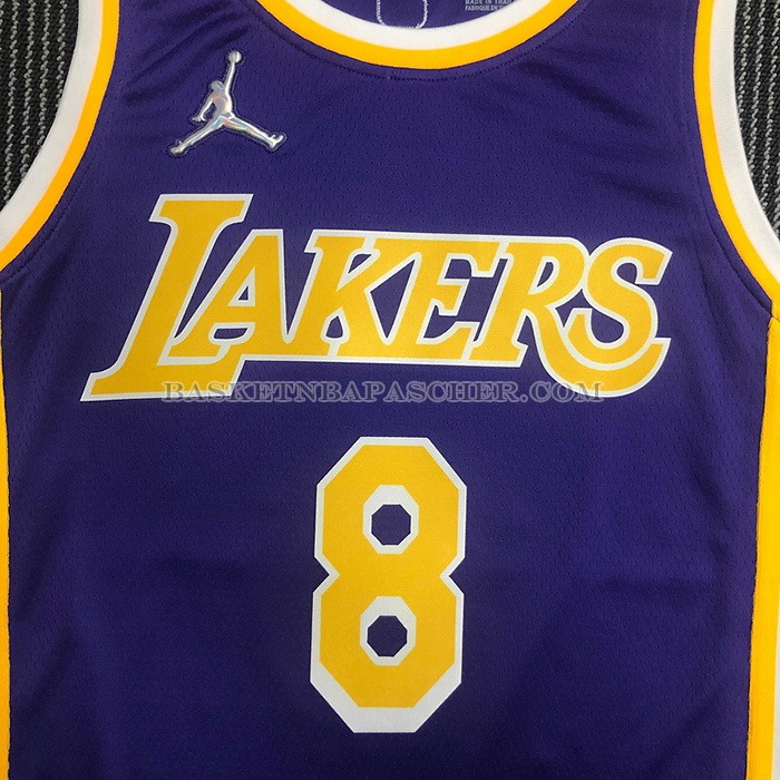Maillot Los Angeles Lakers Kobe Bryant NO 8 Statement 2021-22 Volet
